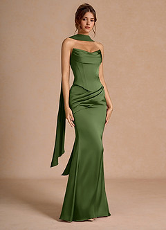 suknia Zielona Oliwka Maxi Sorrel image3