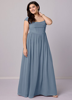 Barbie ♥ Azazie Bridesmaid Dresses Twilight A-Line Corset Chiffon Dress image11