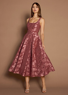 Vestido Vintage Rosa Midi Briac image3