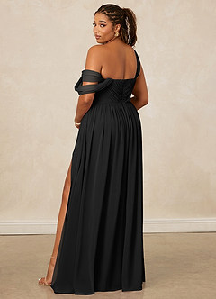 Christian Siriano Bridal for Azazie 1014 Bridesmaid Dresses Draped One-Shoulder Chiffon A-line Dress image11