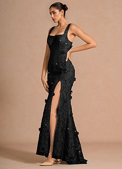 suknia Czarny Maxi Flannery image4
