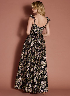 Kleid Devon Schwarz Rosa Multi image7