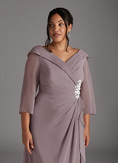 Azazie Jaycee Mother of the Bride Dresses Dusk A-Line Chiffon Dress image11