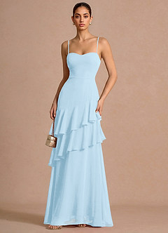 Celestia Sky Blue Maxi Dress image3