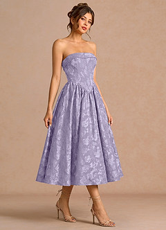 Sadie Lilac Midi Dress image5