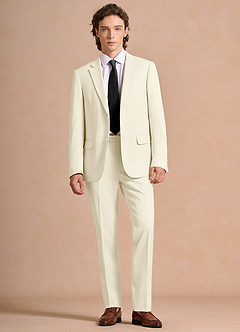 front James Ivory Structured Stretch Suit
