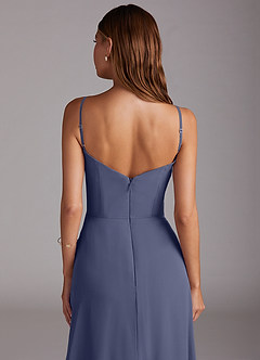 Azazie Marley Bridesmaid Dresses Stormy A-Line Off the Shoulder Chiffon Convertible Dress image11