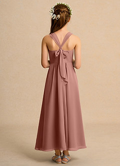 Azazie Tater Girl Flower Girl Klänningar Klä A-Line i Chiffong Plisserad image2