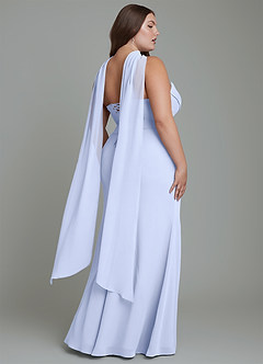 Azazie Sorrel Bridesmaid Dresses Ice Mermaid Corset Chiffon Dress image15