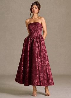 Vestido Vino Largo Mila image4