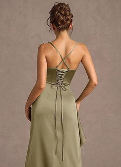 Thora Moosgrün Ballkleid image6