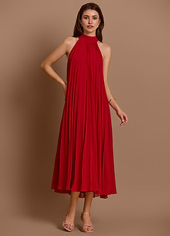 Bia Cherry Red Midi Dress image4
