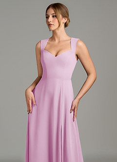 Azazie Gwendolyn Bridesmaid Dresses Candy Pink A-Line Sweetheart Neckline Chiffon Dress image6