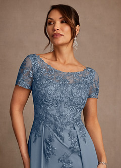 Azazie Alva vestidos de madre de la novia Vestido de Crepúsculo de Encaje de Corte en A image6