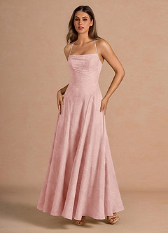 Robe Maxi Rose Poudré Nyselle image2