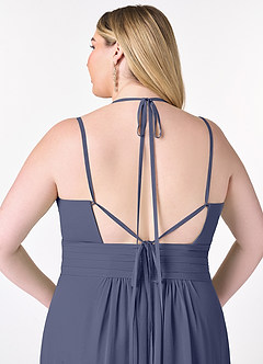 Azazie Farren Final Sale Stormy A-Line Pleated Chiffon Convertible Dress image14