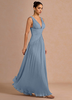 Robe Maxi Poudre Bleue Lupita image4