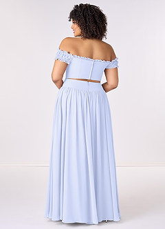 Barbie ♥ Azazie Bridesmaid Dresses Lavender A-Line Off the Shoulder Chiffon Convertible Dress image9