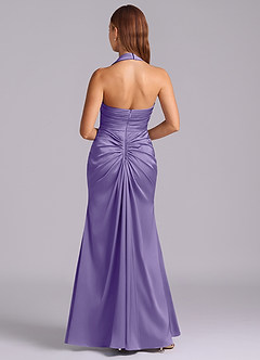 Azazie Destiny Robes de demoiselle d'honneur Robe Sirène en Satin extensible Encolure en Forme de Cœur Tahiti image2