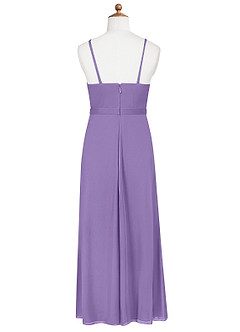 Azazie Luxy Junior Tahiti Pleated Mesh Dress image7