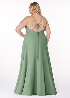 Azazie Everleigh Bridesmaid Dresses A-Line Sweetheart Pleated Chiffon Floor-Length Dress image9