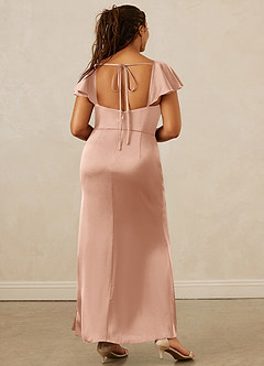 Christian Siriano Bridal for Azazie 1005 Brautjungfernkleider Etui Herzausschnitt Stretch-Satin Kleid Roségold image15