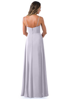 Azazie Emerald Bridesmaid Dresses Fog A-Line Ruffled Chiffon Dress image5