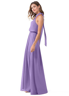 Azazie Landry Bridesmaid Dresses Tahiti A-Line Pleated Mesh Dress image3
