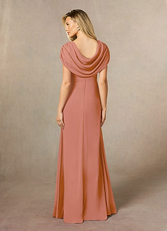 Azazie Mary Mother of the Bride Dresses MAI TAI A-Line Side Slit Chiffon Dress image3