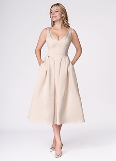 Liora Cream Midi Dress image5