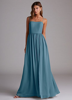 Azazie Calianna Bridesmaid Dresses Bermuda A-Line Off the Shoulder Chiffon Convertible Dress image4