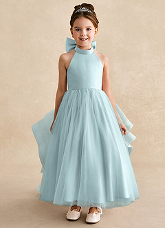 Azazie Bev Flower Girl Klänningar Klänning A-Line i Tyll Konvertibel image3