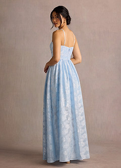 Robe Longue Bleu Poudre Amellia image2