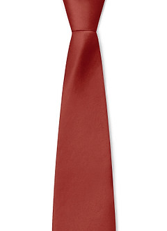front Boy's Matte Satin Neck Tie
