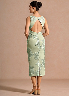 Vestido Verde Claro Midi Taylin image2