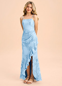 front Azazie Buzzy Junior Formal Dress