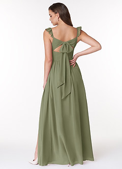 Azazie Metz Bridesmaid Dresses Pistachio A-Line Sweetheart Ruched Chiffon Dress image2