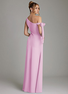 Azazie Aylin Suknie dla druhen Osłona Zza ramienia Szyfon Do ziemi Sukienka image2