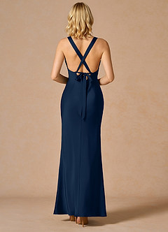 Lily Maxi Klänning Marin image2