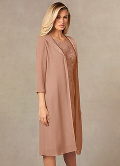 front Azazie Miriam Chiffon Wrap
