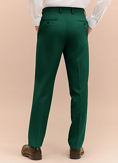 front James Emerald Structured Stretch Dress Pants