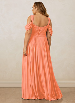 Christian Siriano Bridal for Azazie 1013 Bridesmaid Dresses Sunset A-Line Off the Shoulder Chiffon Dress image12