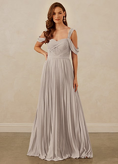 Christian Siriano Bridal for Azazie 1013 Bridesmaid Dresses Frost A-Line Off the Shoulder Chiffon Dress image8