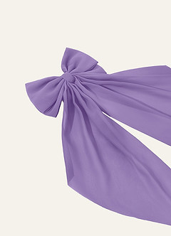 front Matching Color Chiffon Bow Hair Clip