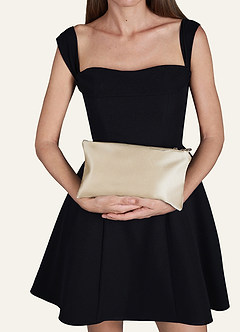 front Metallic Chain Underarm Bag