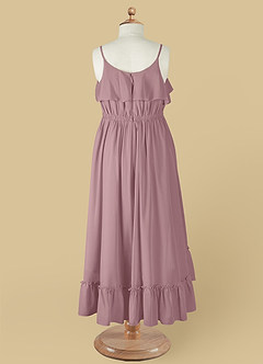 Azazie Karmen Flower Girl Klänningar Klänning A-Line i Chiffong Ruched image10