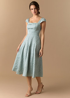 Emeline Antique Teal Midi Dress image4