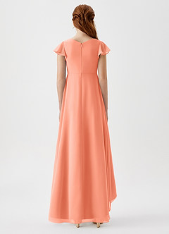 Azazie Breanne Junior Sunset A-Line Chiffon Dress image5