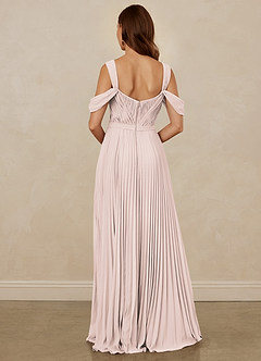 Christian Siriano Bridal for Azazie 1013 Bridesmaid Dresses Rose Petal A-Line Off the Shoulder Chiffon Dress image3