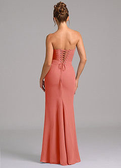 Azazie Sorrel Suknie dla druhen Syrena Gorset Szyfon Do ziemi Sukienka image2